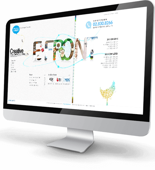 홈페이제작업체  매인 CREATIVE WEB 이미지